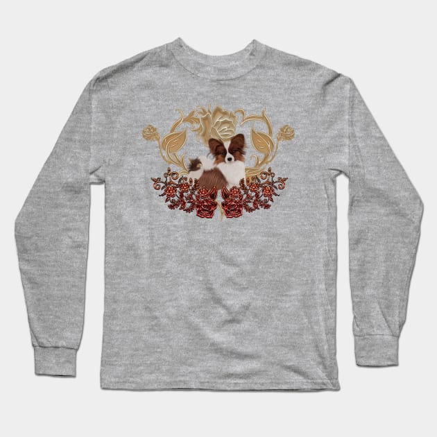 Cute little papillon Long Sleeve T-Shirt by Nicky2342